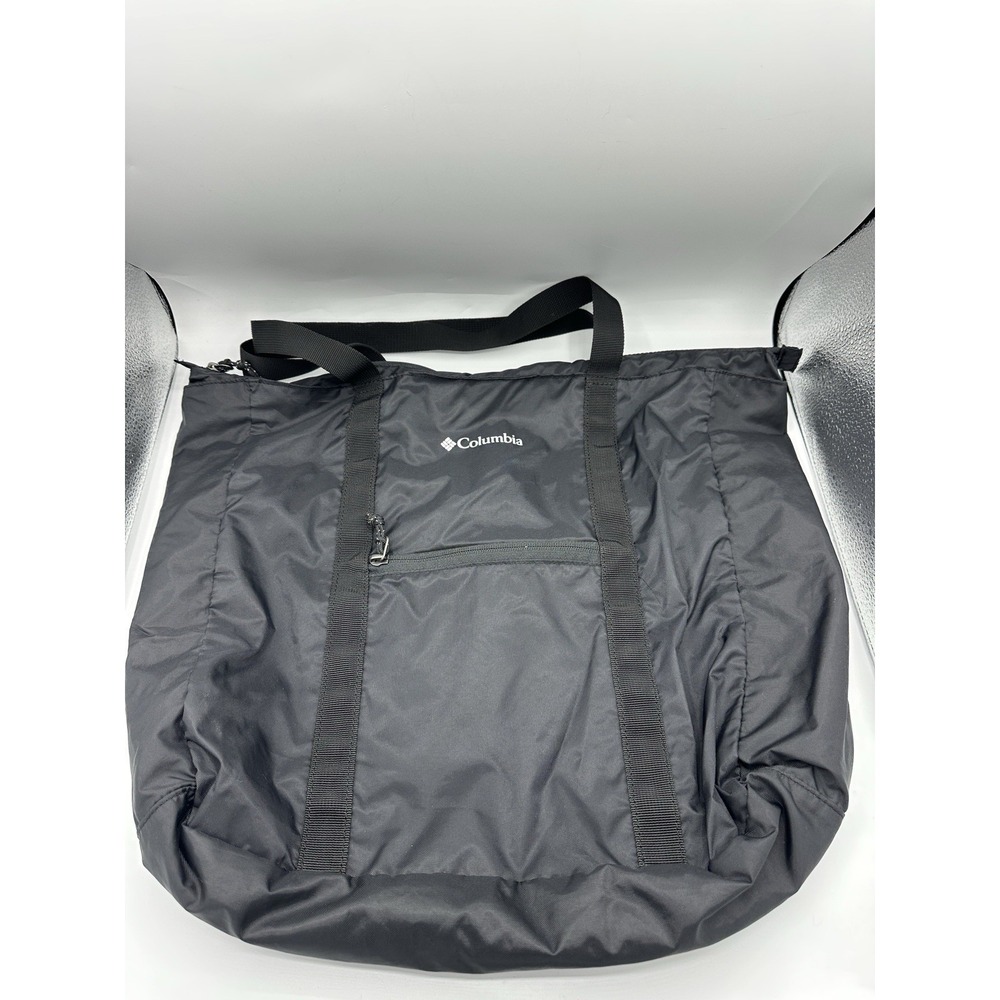 Columbia 21L Packable Tote Bag Black Lightweight Travel Gym Unisex